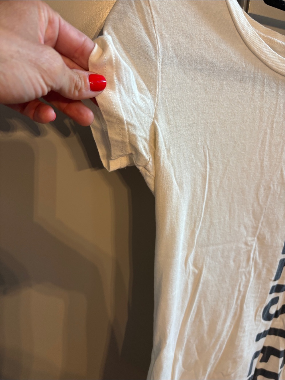 Hollister Y2K White Newport Beach babydoll tshirt small - Picture 2 of 4